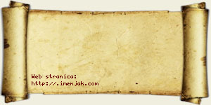 Olga Šaranović vizit kartica